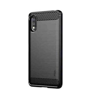 For Sony Xperia ACE ll MOFI Gentleness Series Brushed Texture Carbon Fiber Soft TPU Case(Black)