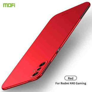 For Xiaomi Redmi K40 Gaming MOFI Frosted PC Ultra-thin Hard Case(Red)