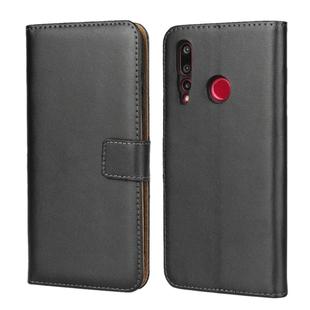 Horizontal Flip Leather Case for Huawei Nova 4, with Magnetic Buckle & Holder & Card Slots & Wallet(Black)