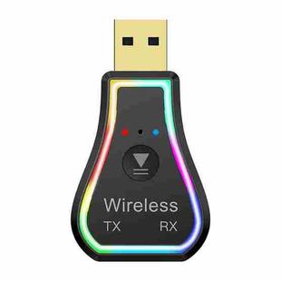 JD-M11USB 5.0 Colorful Ambient Light Car Bluetooth Audio Transmitter Receiver Car Hands-free Call Adapter