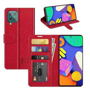 For Samsung Galaxy F62 / M62 R64 Texture Single Horizontal Flip Protective Case with Holder & Card Slots & Wallet& Photo Frame(Red)