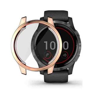 For Garmin Venu 2S 40mm / Vivoactive 4S 40mm ENKAY Hat-Prince Full Coverage Electroplate TPU Soft Case(Rose Gold)