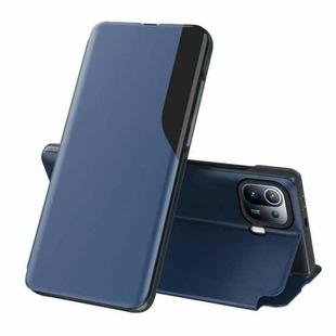 For Xiaomi Mi 11 Pro Attraction Flip Holder Leather Phone Case(Blue)
