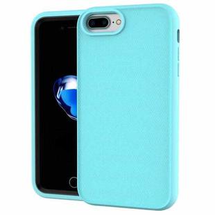 Solid Color PC + Silicone Shockproof Skid-proof Dust-proof Case For iPhone 6 Plus & 6s Plus / 7 Plus / 8 Plus(Teal)