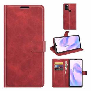For Blackview A70 Retro Calf Pattern Buckle Horizontal Flip Leather Case with Holder & Card Slots & Wallet(Red)