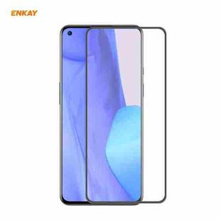 For OnePlus 9 ENKAY Hat-Prince Anti-drop Full Glue Tempered Glass Full Screen Film Anti-fall Protector