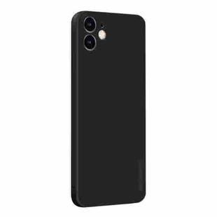 For iPhone 12 mini PINWUYO Touching Series Liquid Silicone TPU Shockproof Case(Black)