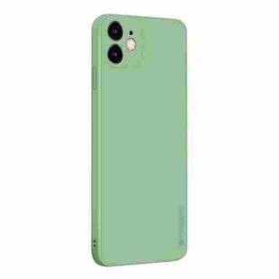 For iPhone 12 PINWUYO Touching Series Liquid Silicone TPU Shockproof Case(Green)