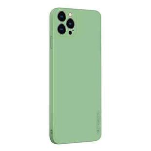 For iPhone 12 Pro PINWUYO Touching Series Liquid Silicone TPU Shockproof Case(Green)