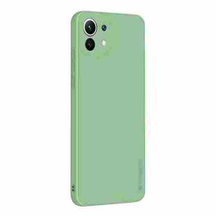 For Xiaomi Mi 11 PINWUYO Touching Series Liquid Silicone TPU Shockproof Case(Green)