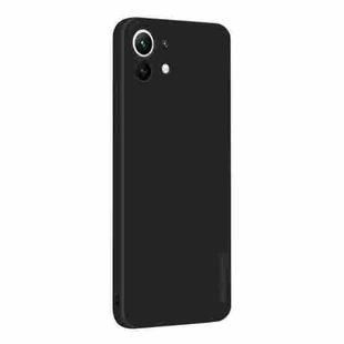 For Xiaomi Mi 11 Lite PINWUYO Touching Series Liquid Silicone TPU Shockproof Case(Black)