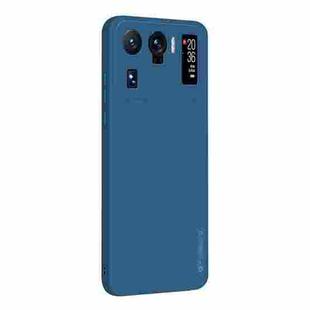 For Xiaomi Mi 11 Ultra PINWUYO Touching Series Liquid Silicone TPU Shockproof Case(Blue)