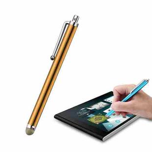 AT-19 Silver Fiber Pen Tip Stylus Capacitive Pen Mobile Phone Tablet Universal Touch Pen(Gold)