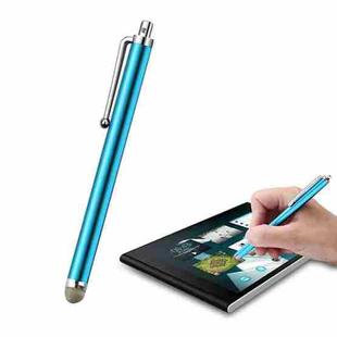 AT-19 Silver Fiber Pen Tip Stylus Capacitive Pen Mobile Phone Tablet Universal Touch Pen(Blue)