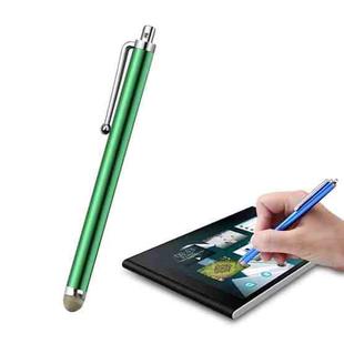 AT-19 Silver Fiber Pen Tip Stylus Capacitive Pen Mobile Phone Tablet Universal Touch Pen(Green)