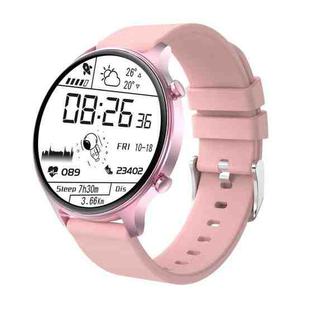 DK18 1.28inch Color Screen Smart Watch IP68 Waterproof,Support Heart Rate Monitoring/Blood Pressure Monitoring//Blood Oxygen Monitoring/Sleep Monitoring(Pink)