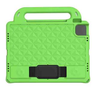 For iPad Pro 11 2022 / 2021 Diamond Series EVA Anti-Fall Shockproof Sleeve Protective Shell Tablet Case with Holder & Strap(Green)