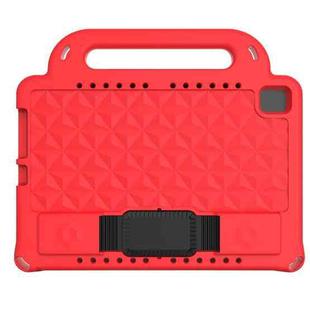 For Huawei MediaPad M5 10 10.8 inch Diamond Series EVA Anti-Fall Shockproof Sleeve Protective Shell Case with Holder & Strap(Red)