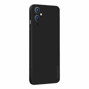 For OnePlus 9 PINWUYO Touching Series Liquid Silicone TPU Shockproof Case(Black)