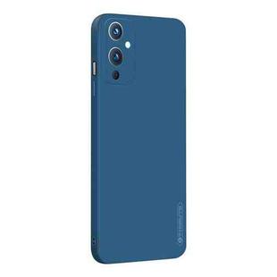 For OnePlus 9 PINWUYO Touching Series Liquid Silicone TPU Shockproof Case(Blue)