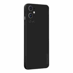 For OnePlus 9 Pro PINWUYO Touching Series Liquid Silicone TPU Shockproof Case(Black)