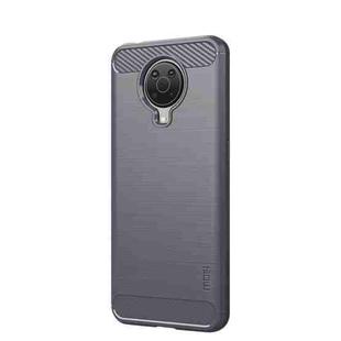 For Nokia G10 / G20 / 6.3 MOFI Gentleness Series Brushed Texture Carbon Fiber Soft TPU Case(Gray)