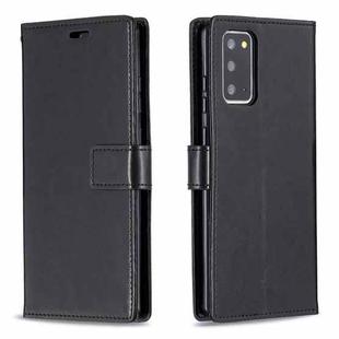 For Samsung Galaxy S21 FE Crazy Horse Texture Horizontal Flip Leather Case with Holder & Card Slots & Wallet & Photo Frame(Black)