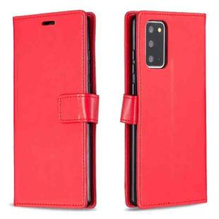 For Samsung Galaxy S21 FE Crazy Horse Texture Horizontal Flip Leather Case with Holder & Card Slots & Wallet & Photo Frame(Red)