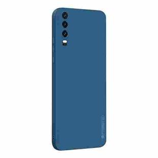 For Huawei P30 PINWUYO Sense Series Liquid Silicone TPU Mobile Phone Case(Blue)