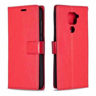 For Xiaomi Redmi Note 9 5G Crazy Horse Texture Horizontal Flip Leather Case with Holder & Card Slots & Wallet & Photo Frame(Red)