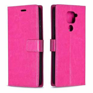 For Xiaomi Redmi Note 9 5G Crazy Horse Texture Horizontal Flip Leather Case with Holder & Card Slots & Wallet & Photo Frame(Pink)