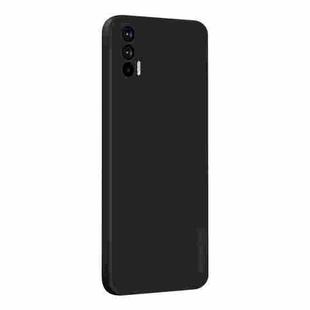For OPPO Realme GT / GT NEO / Realme Q3 Pro PINWUYO Touching Series Liquid Silicone TPU Shockproof Case(Black)
