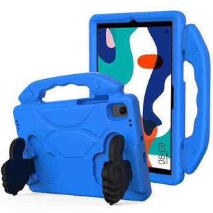 For Huawei MatePad 10.4 EVA Material Children Flat Anti Falling Cover Protective Shell with Thumb Bracket(Blue)