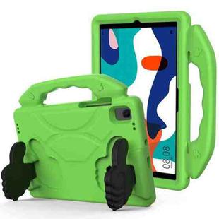 For Huawei MatePad 10.4 EVA Material Children Flat Anti Falling Cover Protective Shell with Thumb Bracket(Green)