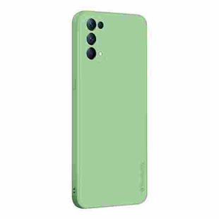 For OPPO Reno5 Pro  PINWUYO Touching Series Liquid Silicone TPU Shockproof Case(Green)