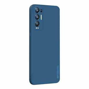 For OPPO Reno5 Pro Plus / Find X3 NEO PINWUYO Touching Series Liquid Silicone TPU Shockproof Case(Blue)