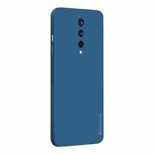 For OnePlus 8 PINWUYO Touching Series Liquid Silicone TPU Shockproof Case(Blue)