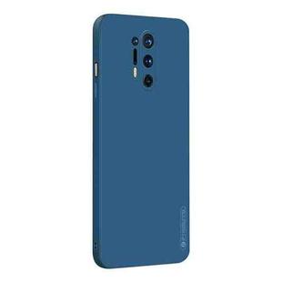 For OnePlus 8 Pro PINWUYO Touching Series Liquid Silicone TPU Shockproof Case(Blue)