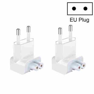 2 PCS XJ01 Power Adapter for iPad 10W 12W Charger & MacBook Series Charger, EU Plug