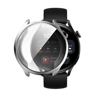 For Huawei Watch 3 46mm ENKAY Hat-Prince Full Coverage Transparent Soft Case TPU HD Clear Cover(Silver)