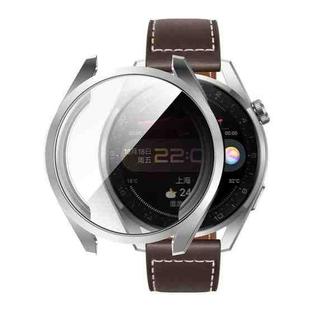 For Huawei Watch 3 Pro 48mm ENKAY Hat-Prince Full Coverage Transparent Soft Case TPU HD Clear Cover(Silver)