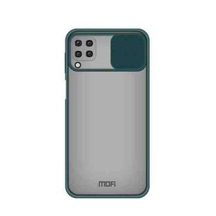 For Samsung Galaxy A22 4G MOFI Xing Dun Series Translucent Frosted PC + TPU Privacy Anti-glare Shockproof All-inclusive Protective Case(Green)