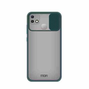 For Infinix HOT 10i MOFI Xing Dun Series Translucent Frosted PC + TPU Privacy Anti-glare Shockproof All-inclusive Protective Case(Green)