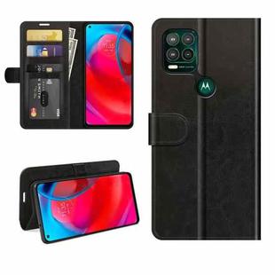 For Motorola Moto G Stylus 5G R64 Texture Single Horizontal Flip Protective Case with Holder & Card Slots & Wallet& Photo Frame(Black)