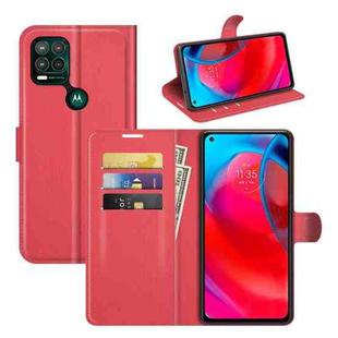 For Motorola Moto G Stylus 5G Litchi Texture Horizontal Flip Protective Case with Holder & Card Slots & Wallet(Red)