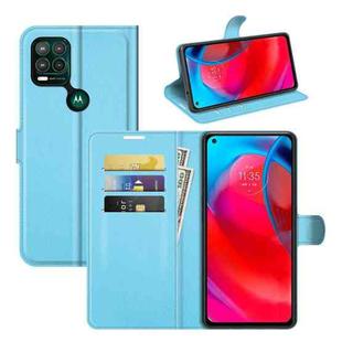 For Motorola Moto G Stylus 5G Litchi Texture Horizontal Flip Protective Case with Holder & Card Slots & Wallet(Blue)