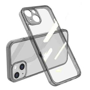 For iPhone 13 High Transparent Tempered Glass + TPU Shockproof Case(Black)