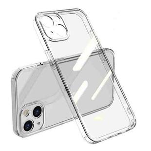 For iPhone 13 High Transparent Tempered Glass + TPU Shockproof Case(Transparent)