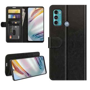 For Motorola Moto G60/G40 Fusion    R64 Texture Single Horizontal Flip Protective Case with Holder & Card Slots & Wallet& Photo Frame(Black)