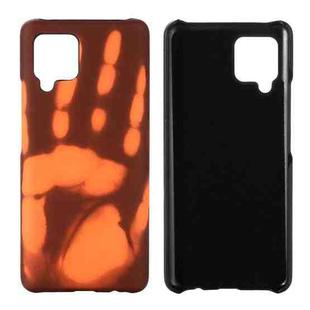 Paste Skin + PC Thermal Sensor Discoloration Case For Samsung Galaxy A42 5G(Black Red)